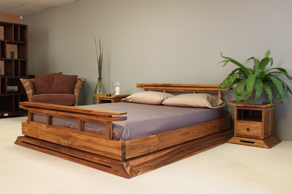 Kondo Platform Bed - Tansu Asian Furniture Boutique ...