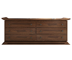 Kondo Teak 6-Drawer Dresser 
